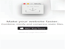 Tablet Screenshot of minifyapp.com